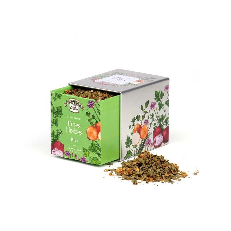 Fines Herbes Bio* - 30g Boîte Métal | Provence d’Antan