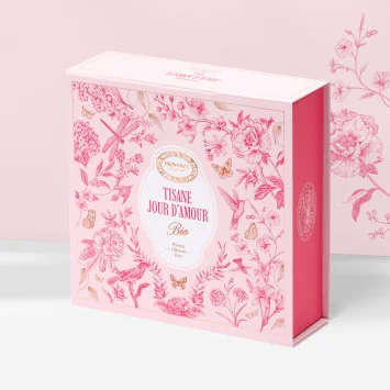Organic Herbal Tea Gift Box Jour d'Amour