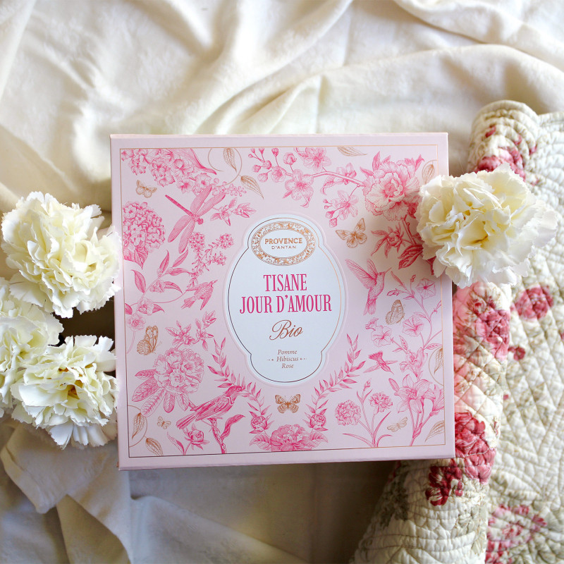 Coffret Tisane Bio* Jour d'Amour – 20 Sachets (Boîte Magnétique)