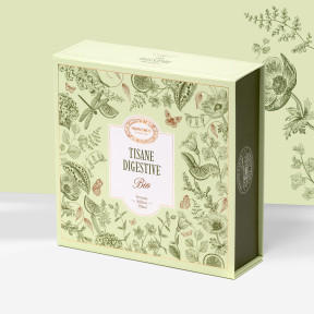 Organic Herbal Tea Gift Box "Digestive" – 20 Tea Bags (Magnetic Box)