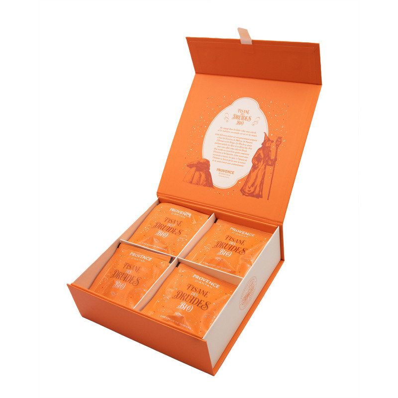 Organic Herbal Tea Gift Box "Druids" – 20 Tea Bags (Magnetic Box)