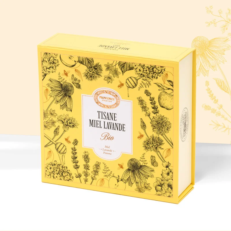 Organic HONEY LAVENDER Herbal Tea Set - Provence d'Antan