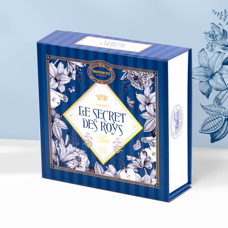 Organic Secret des Roys Herbal Tea – Magnetic Box with 20 Tea bags