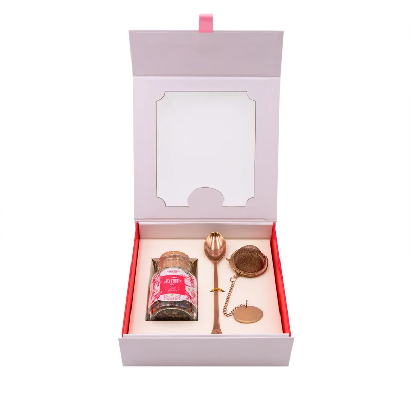 Fruit Herbal Tea Gift Set - Glass Bottle with Infuser