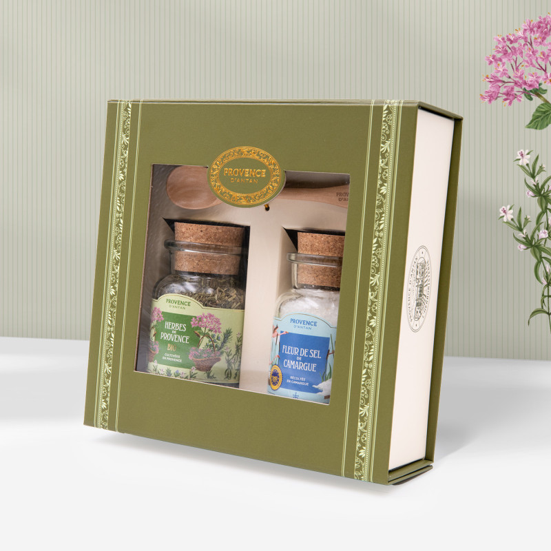 Camargue Fleur de Sel PGI & Organic Herbes de Provence Gift Set*