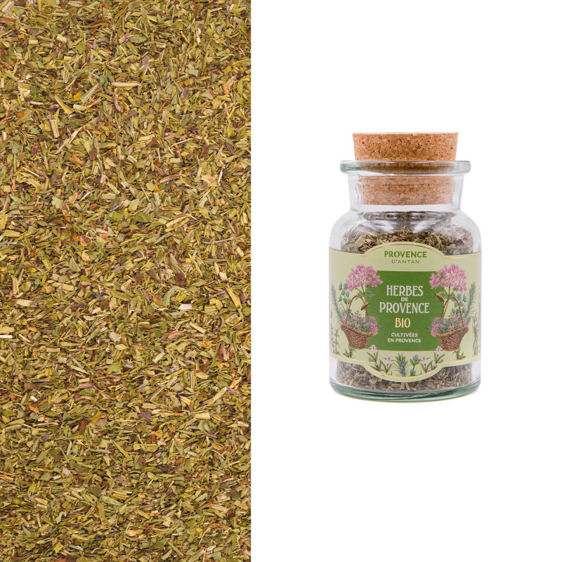 Coffret 2 Bouteilles en verre  Fleur de sel / Herbes de Provence Bio