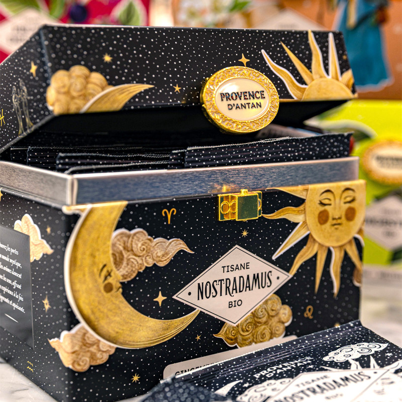 Tisane Nostradamus – Infusion visionnaire gingembre, pomme, citron