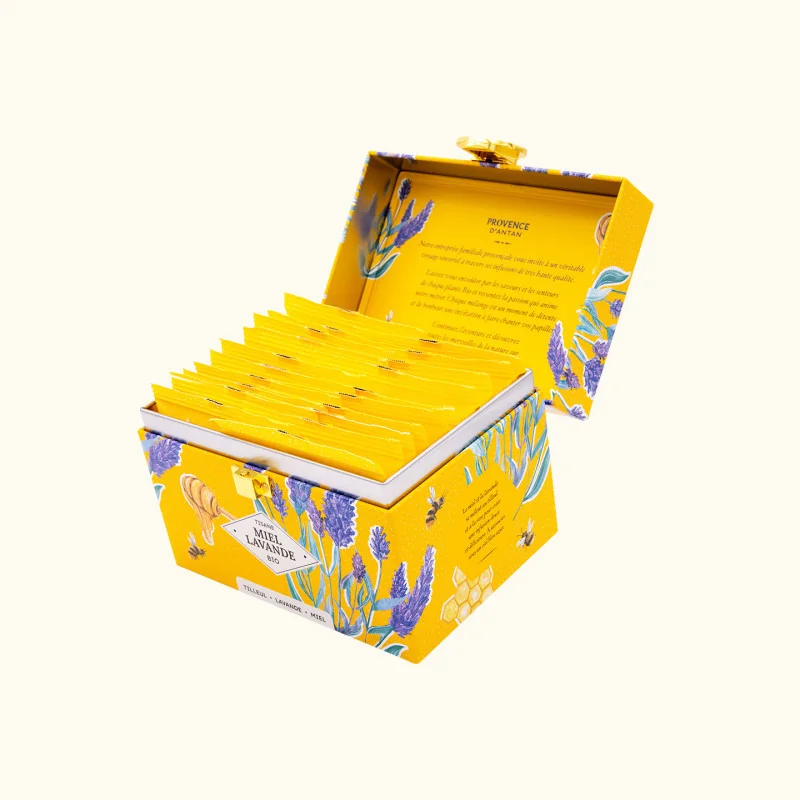Honey Lavender Herbal Tea – Floral Infusion in Metal Tin
