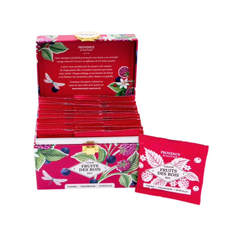 Organic Fruit Herbal Tea – Fruity Infusion in Metal Tin