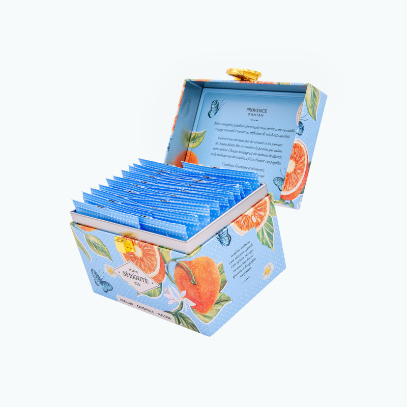 Tisane Sérénité Bio – Infusion douce en coffret métal