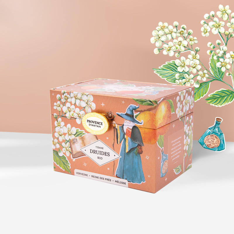 Druids’ Herbal Tea – Organic Floral Infusion in Metal Tin