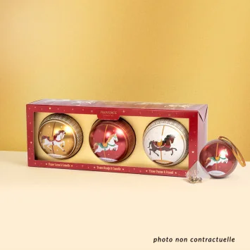 Organic “3 Holiday Ornaments” Enchanted Herbal Gift Set