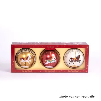 Organic “3 Holiday Ornaments” Enchanted Herbal Gift Set