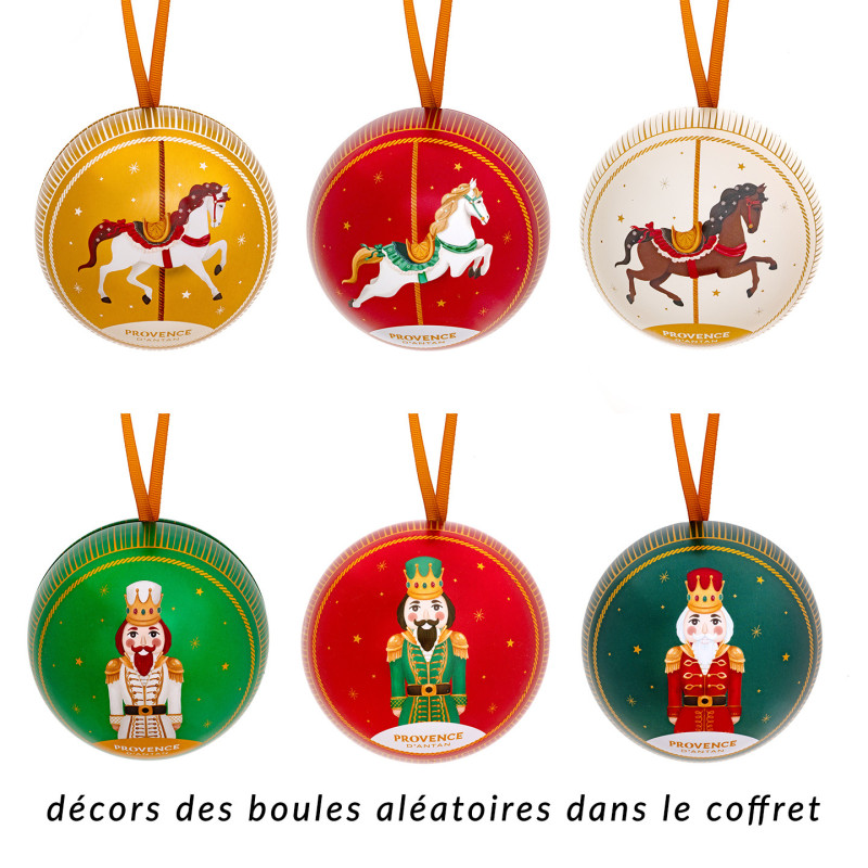 Coffret 3 Boules de Noël Tisanes Féeriques Bio – Provence d’Antan