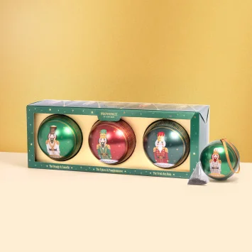 Coffret 3 Boules de Noël Thés Féeriques Bio
