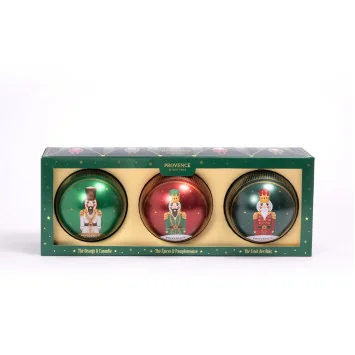 Coffret 3 Boules de Noël Thés Féeriques Bio