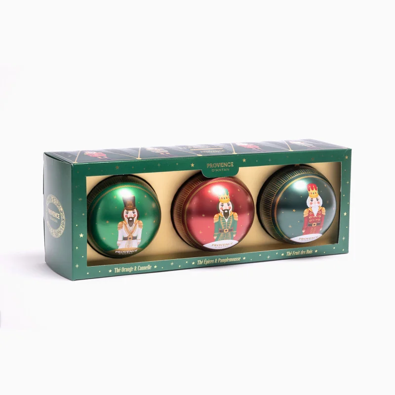 Coffret 3 Boules de Noël Thés Féeriques Bio