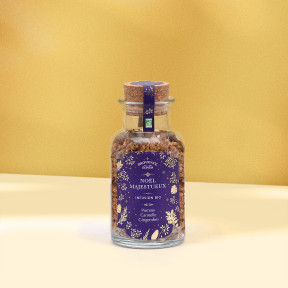 Infusion Bio Noël Majestueux – 100 g vrac en flacon verre