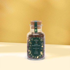 Infusion Bio Noël Somptueux – 70 g vrac en bouteille verre et liège