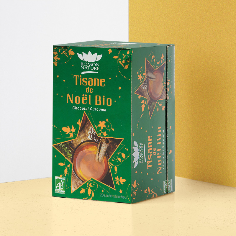Organic Chocolate & Turmeric Holiday Herbal Tea – Provence d’Antan