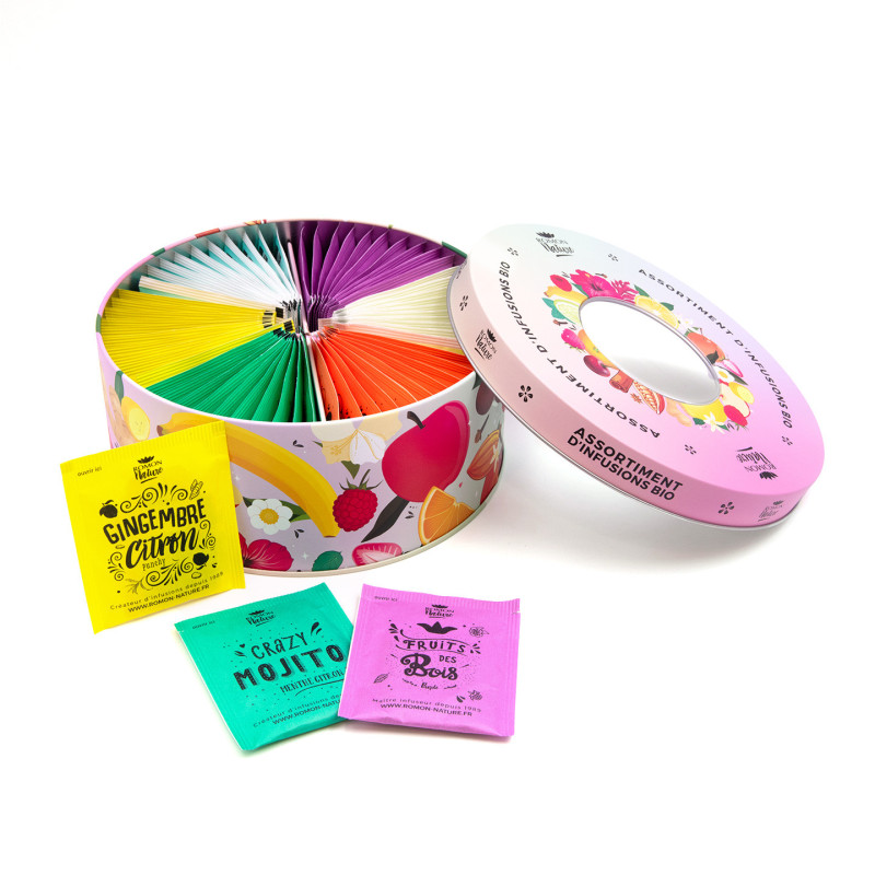 Coffret Infusions Bio Plaisir – Assortiment 6 saveurs