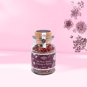 Sel Noir Fumé Oolong & Épices Bio* – Assaisonnement Intense 60g