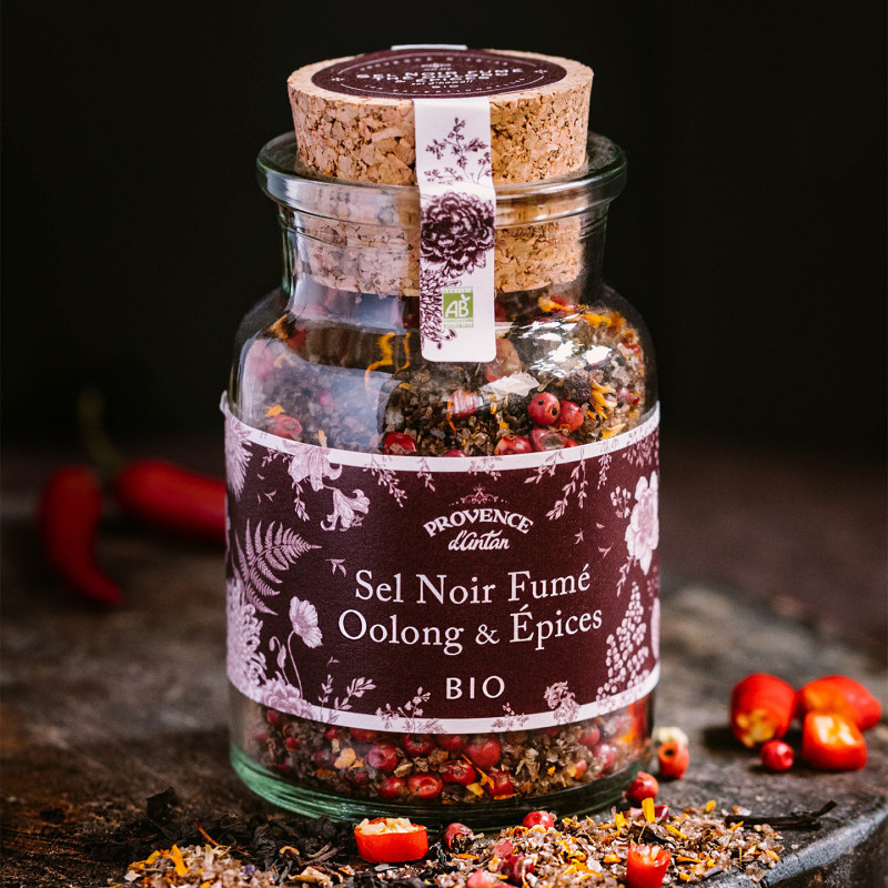 Organic Smoked Black Salt, Oolong & Spices – Bold Seasoning Blend 60g