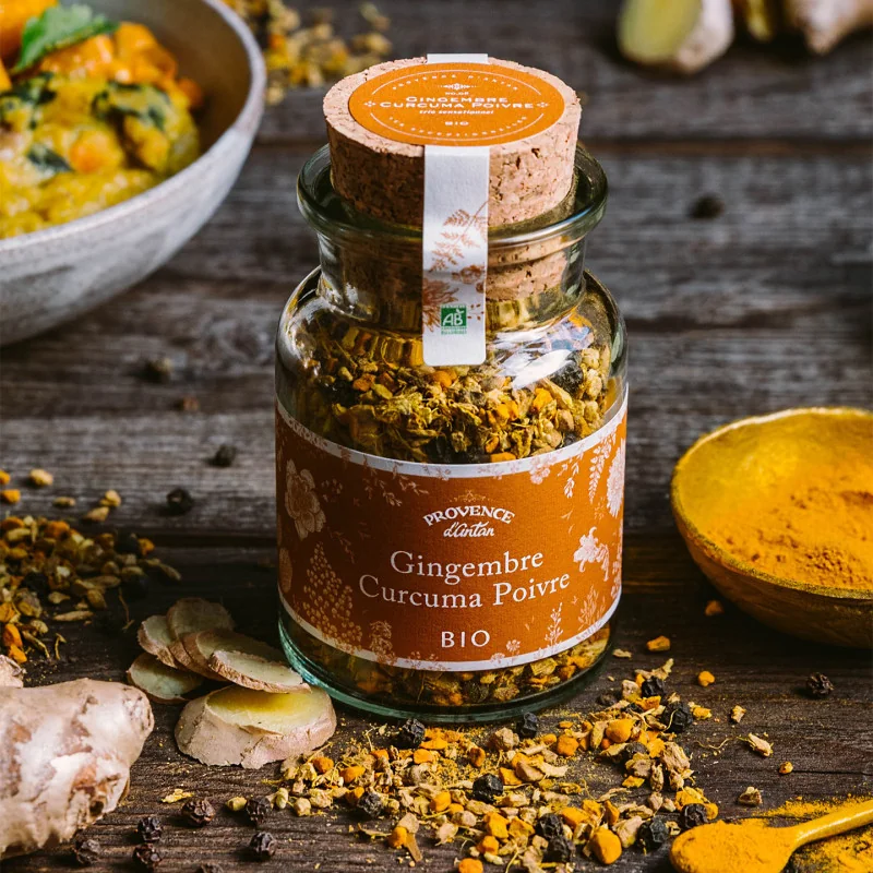 Organic Ginger Turmeric Black Pepper