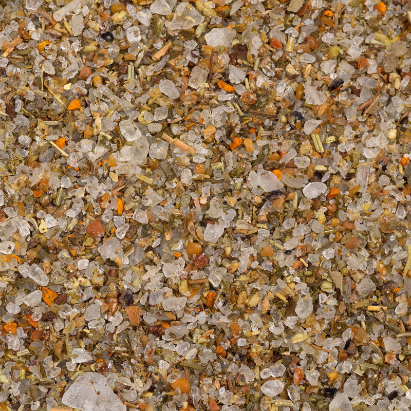 Organic Vegetable & Turmeric Salt – Aromatic Coarse Salt 110g