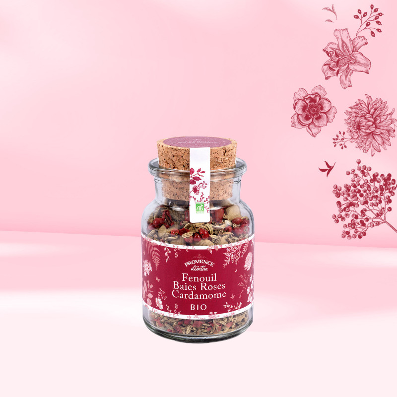 Fenouil Baies Roses Cardamome Bio* – Épices Poisson 50g