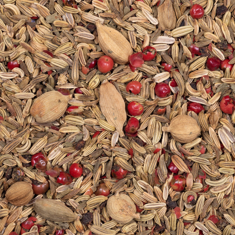 Fenouil Baies Roses Cardamome Bio* – Épices Poisson 50g