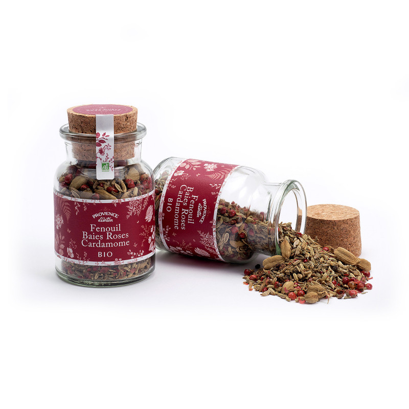 Organic Fennel, Pink Peppercorn & Cardamom – Fish Spice Blend 50g