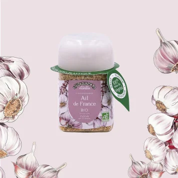 Organic Garlic from France - Provence d'Antan 35g PLA Pot