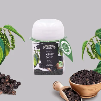 Organic Black Pepper 50g – Bold and Refined Spice