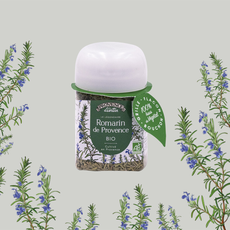 Romarin Bio 30g – Herbe provençale en pot végétal