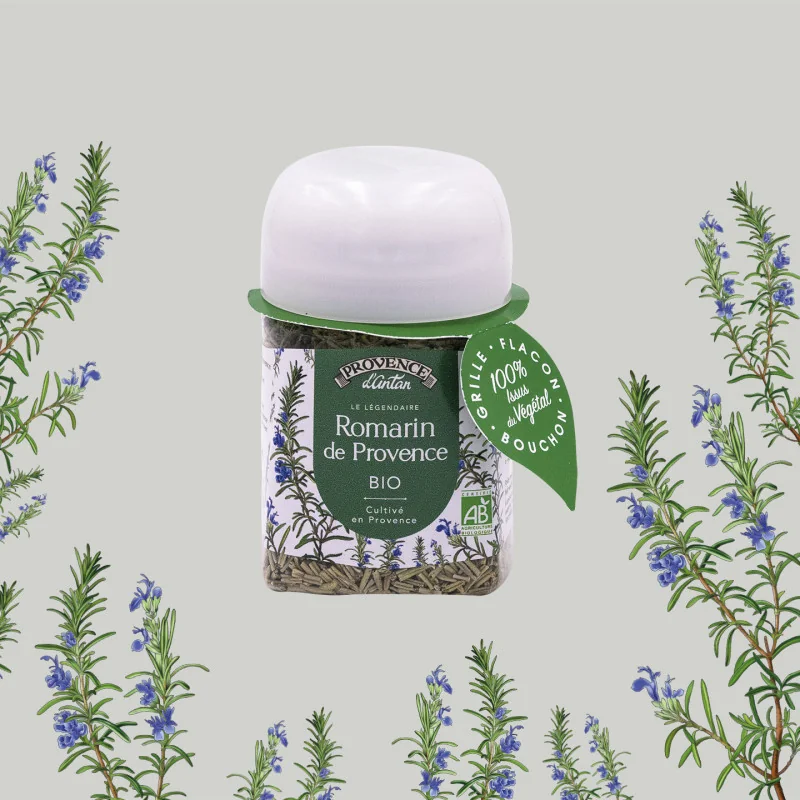 Romarin Bio 30g – Herbe provençale en pot végétal