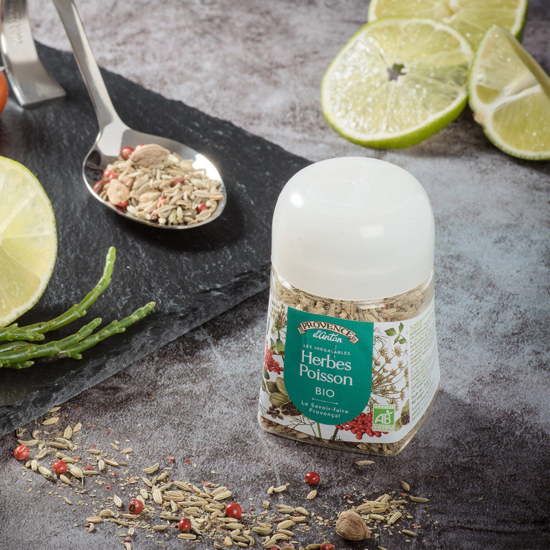 Organic Fish Herbs* - 30g PLA Eco Jar | Provence
