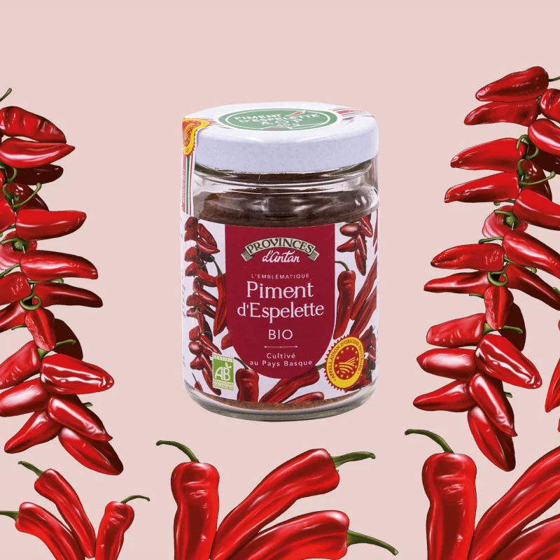 Organic Espelette Pepper AOP* – 40g | Provence d’Antan