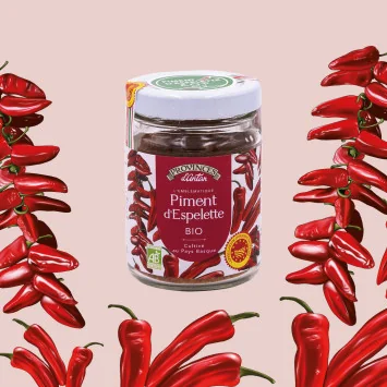 Organic Espelette Pepper AOP* – 40g | Provence d’Antan