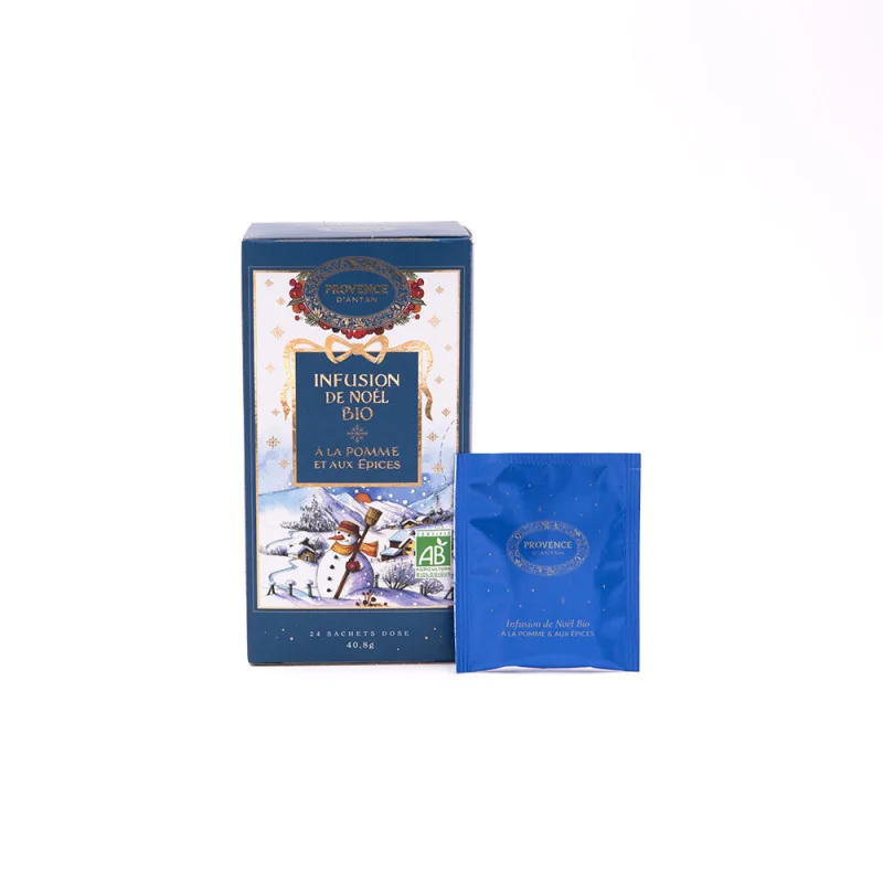 Organic Christmas Apple & Spices Herbal Tea – Metal Tin