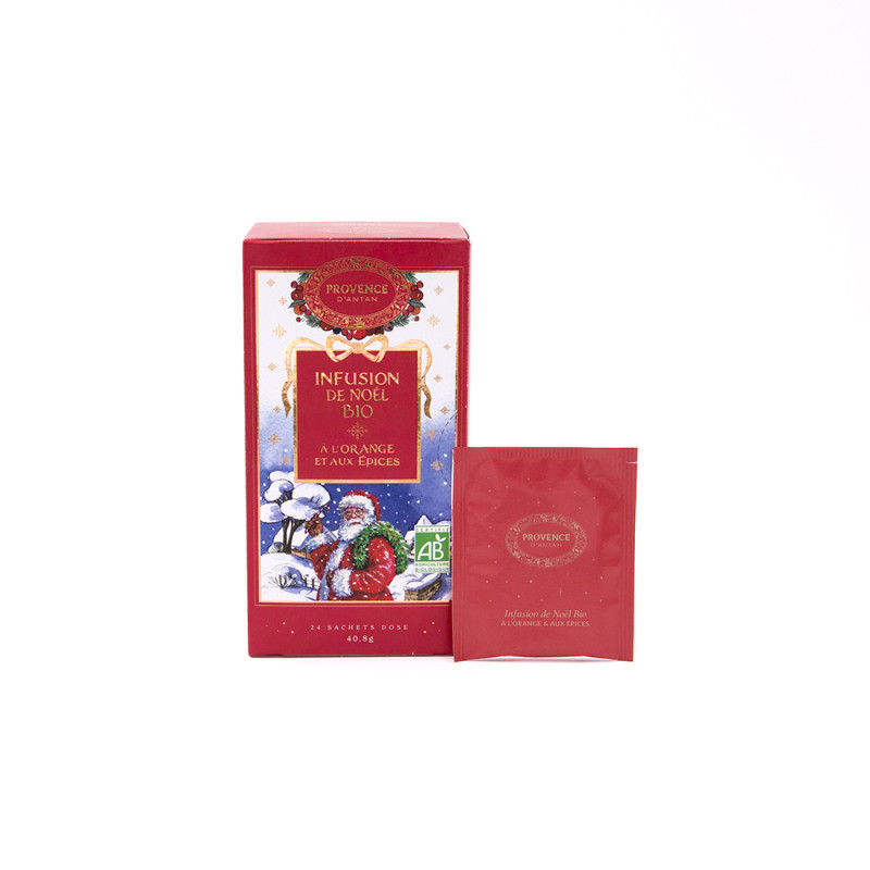 Infusion de Noël Bio Orange & Épices – Boîte métal ou recharge