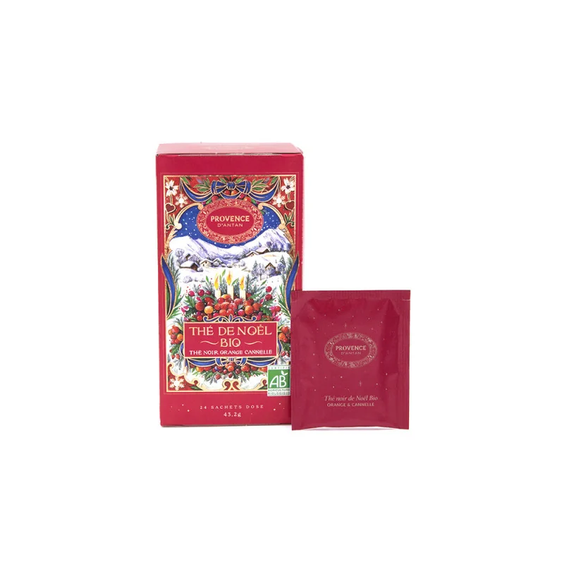 Thé Noir de Noël Bio Orange Cannelle