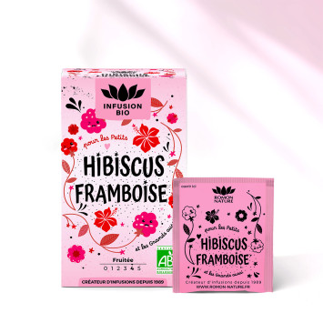 Organic Hibiscus Raspberry Herbal Tea – Fruity & Tangy