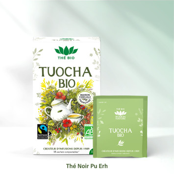 TUOCHA – Thé noir Pu Erh raffiné, infusé de tradition
