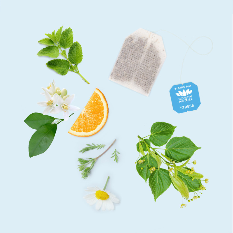 Infusion Stress Bio – Relaxation & Équilibre Naturel