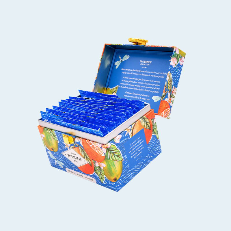 Organic Sleep Herbal Tea – Fruity Floral Infusion in Metal Tin