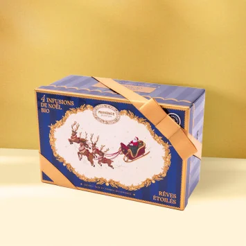 Metal Gift Box - 4 Organic Christmas Infusions