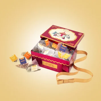 Metal Gift Box - 4 Organic Christmas Infusions