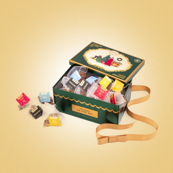 Metal Gift Box – 4 Organic Christmas Herbal Teas – Enchanted Nights