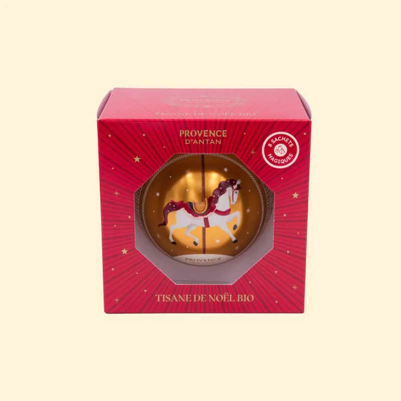 Magical Organic Christmas Herbal Tea - Metal Ornement